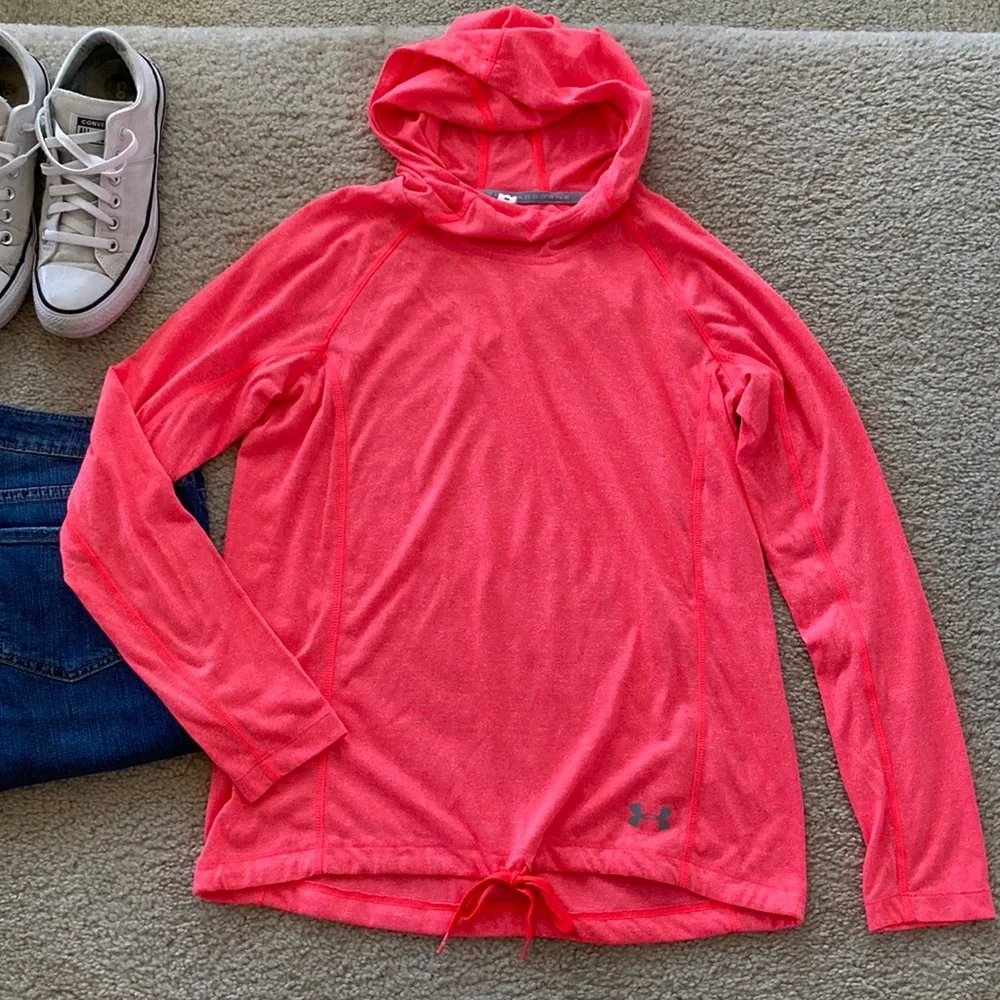 Under Armour Hooded Long Sleeve Popover - Picture 1 of 5